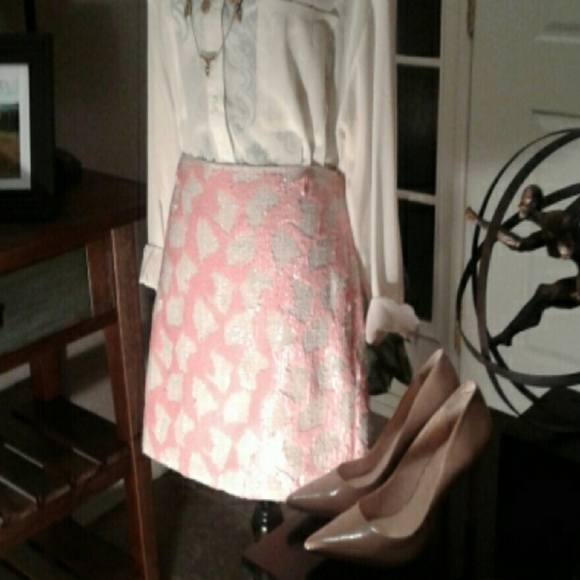 BANANA REPUBLIC SKIRT MINI SEQUINS SIZE 12 - Picture 7 of 8